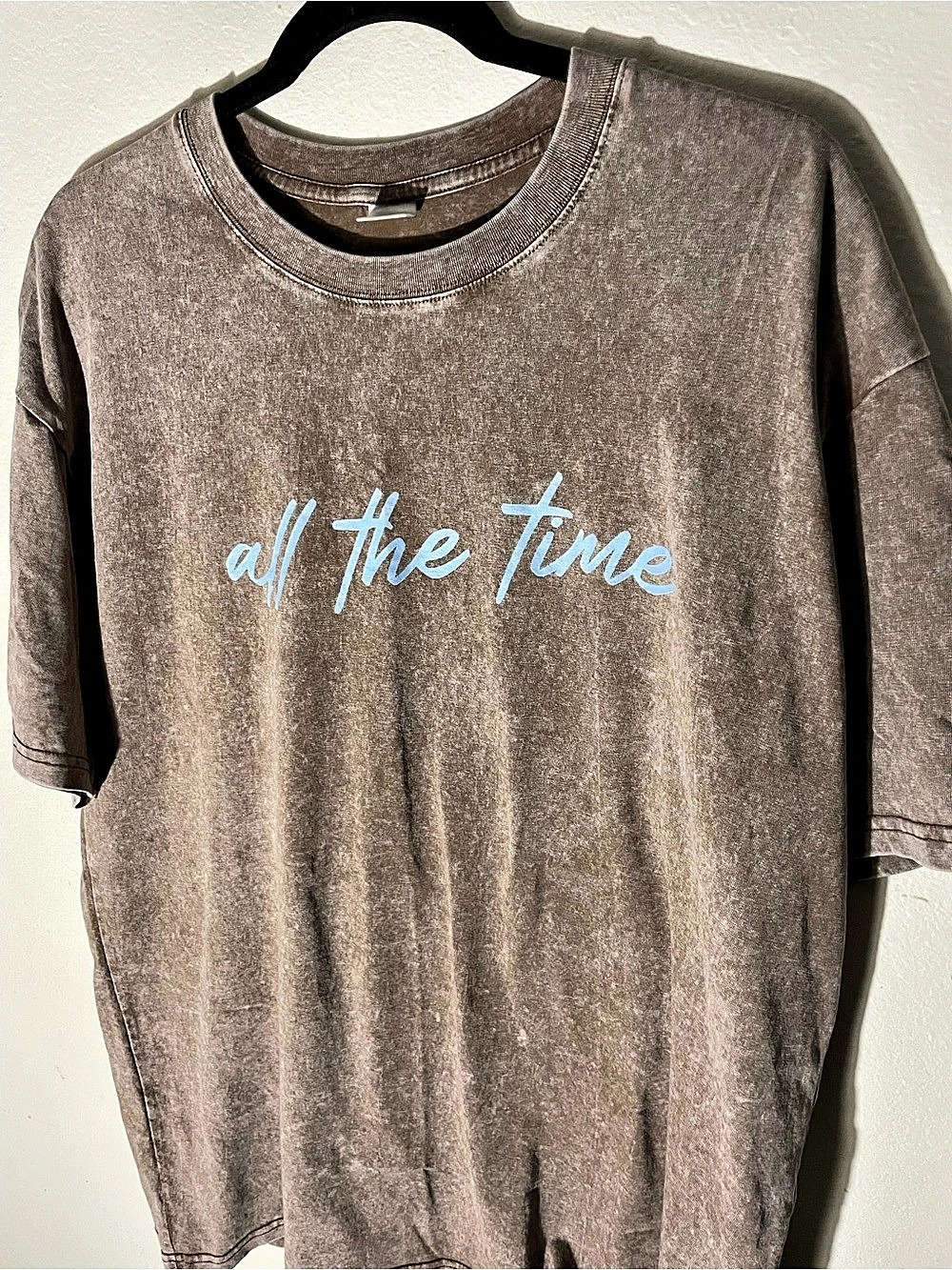 Graphic Short Sleeve Tee Brown Size Large